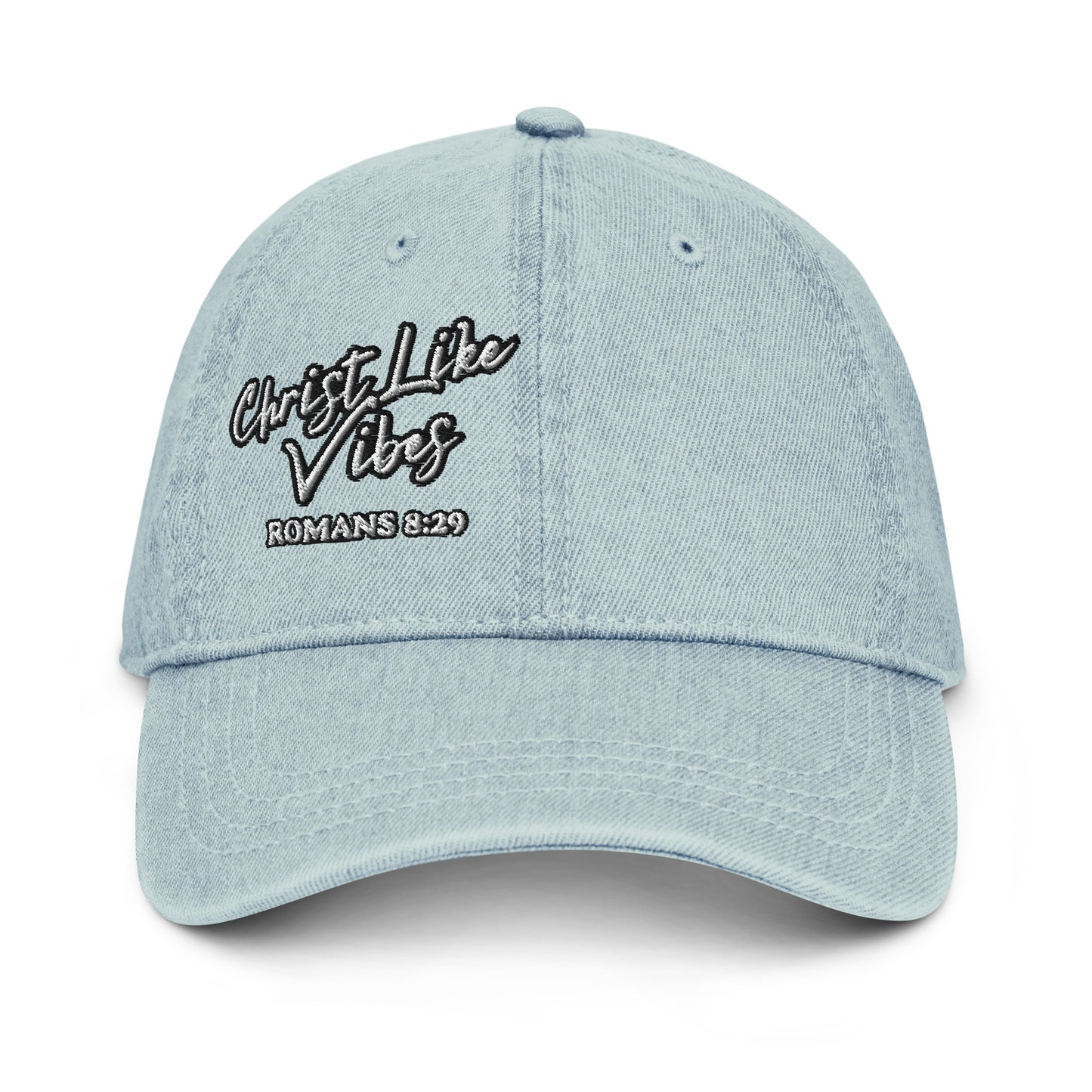 Christ LIke Vibes Light Blue Denim Hat