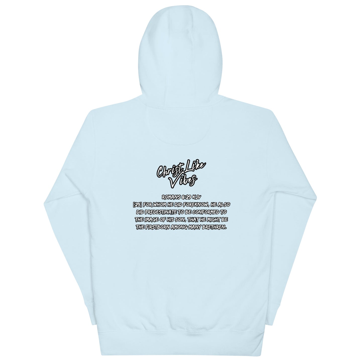 Christ Like Vibes Sky Blue Hoodie